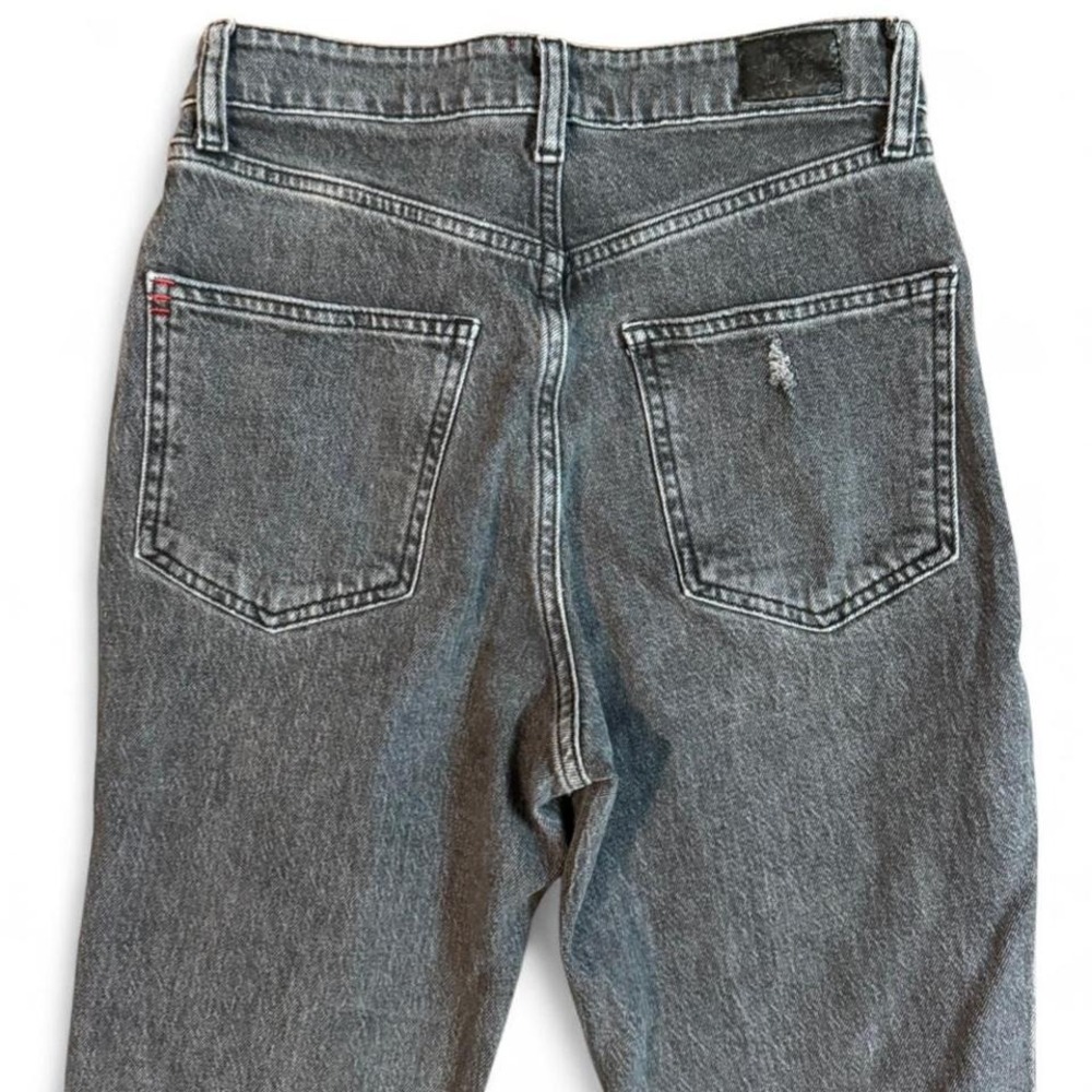 BDG high-rise stretch flare distressed jeans Charcoal black Size 27 - Picture 4 of 8